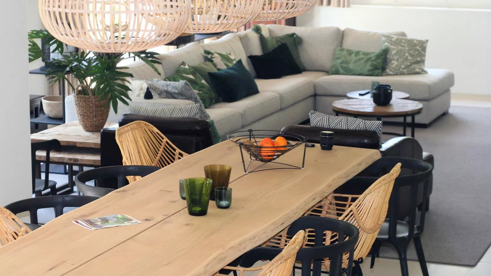 Les Palmiers-Eetkamer