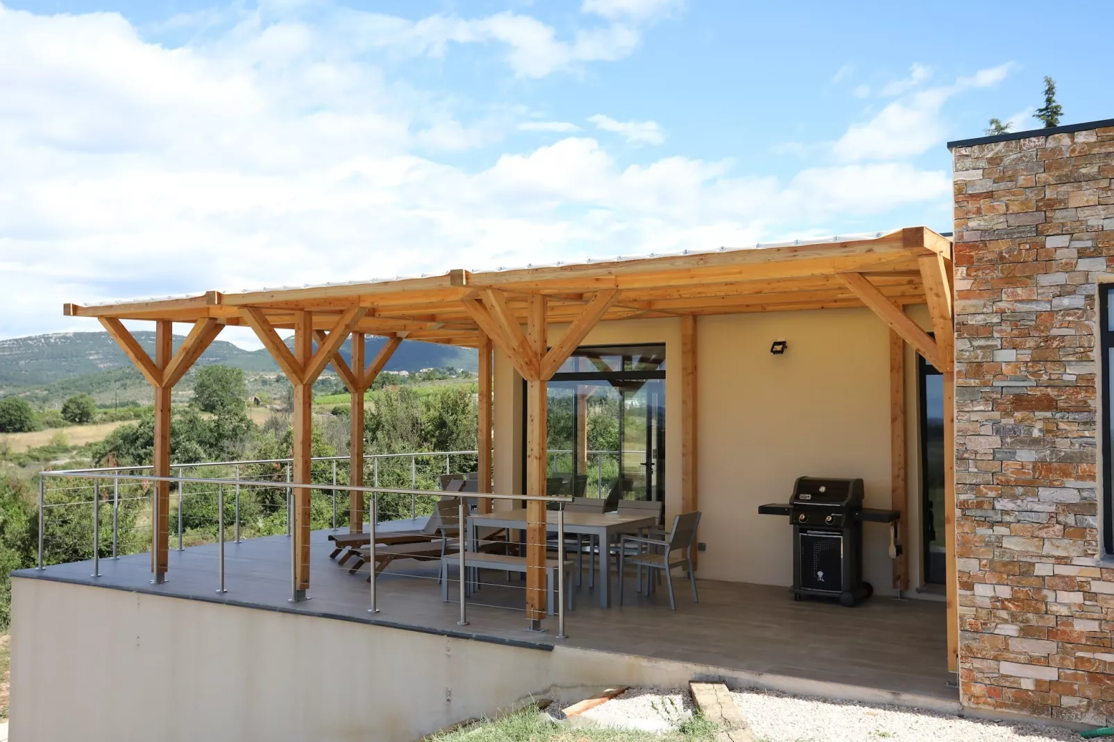 Villa moderne-Terrasbalkon