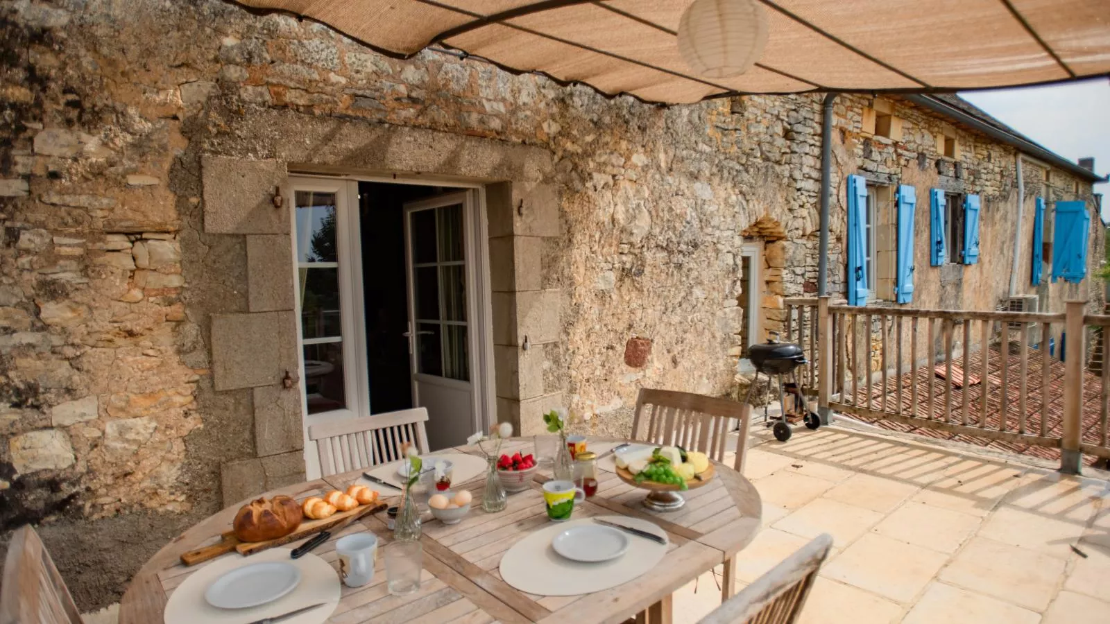 Lavende-Terrasbalkon