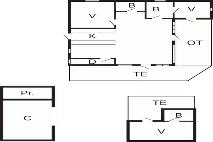 4 sterren vakantie huis in Hals-Plattegrond