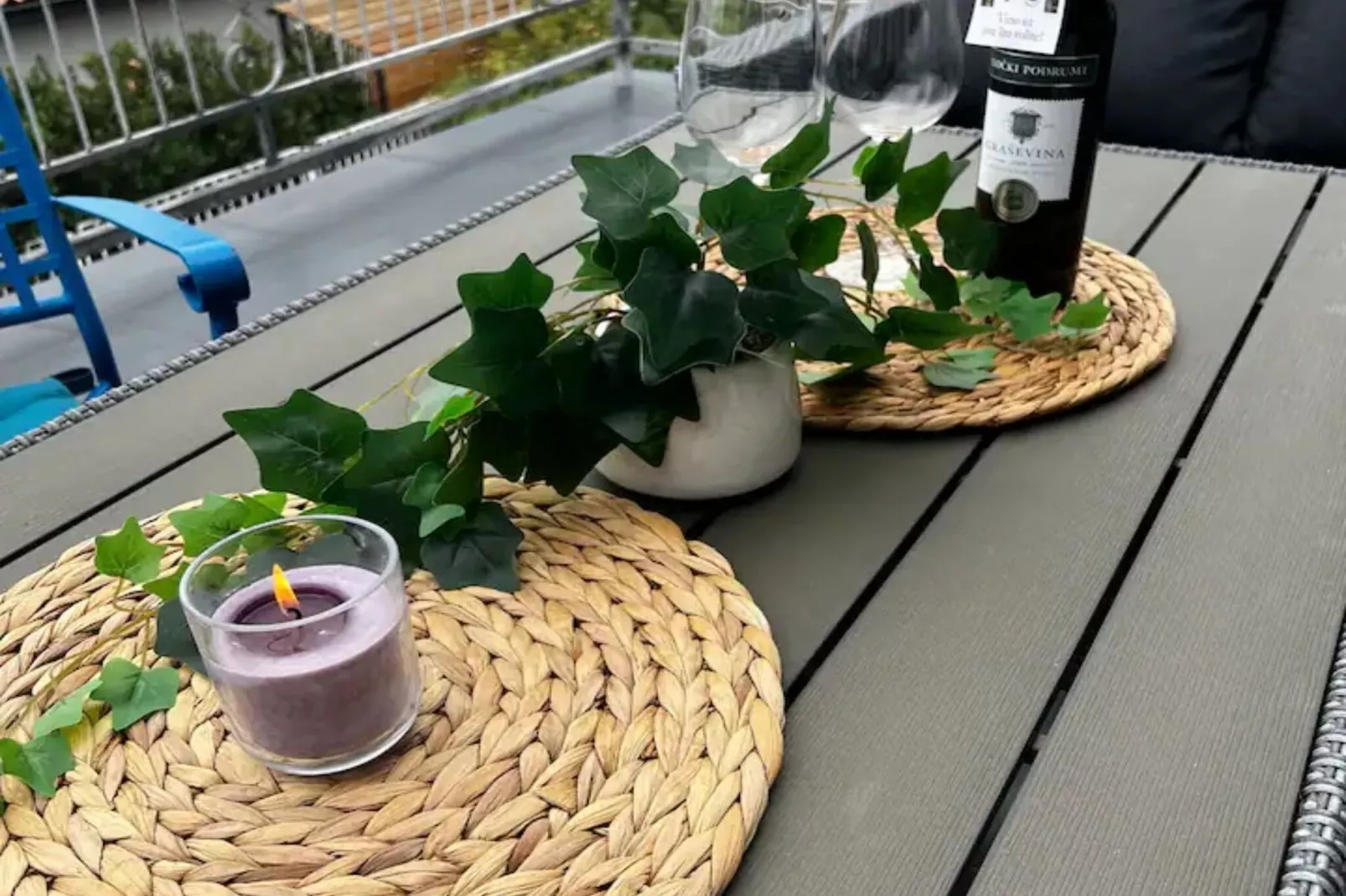 House Burić - Two Bedroom House-Terrasbalkon