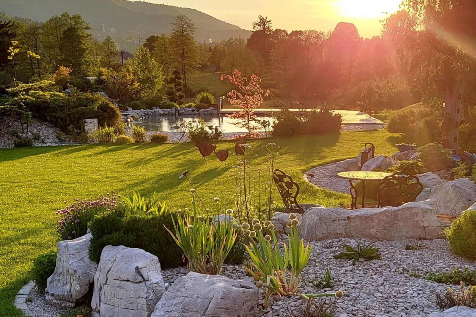 Echo Valley Hillside Holiday Home with Sauna - Two Bedroom Holiday Home with Sauna-Buitenlucht