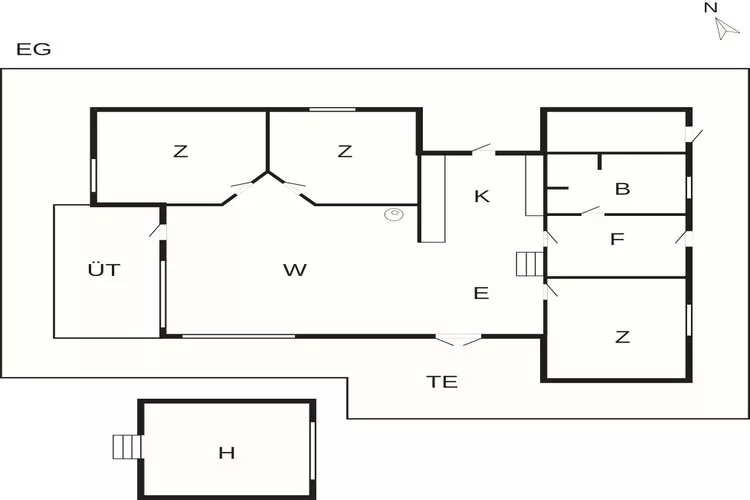 5 sterren vakantie huis in Fjerritslev-Plattegrond