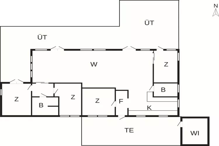 5 sterren vakantie huis in Vejby-Plattegrond