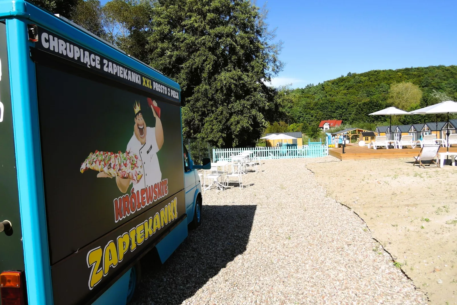 Turkusowa osada Wapnica-Tuinen zomer