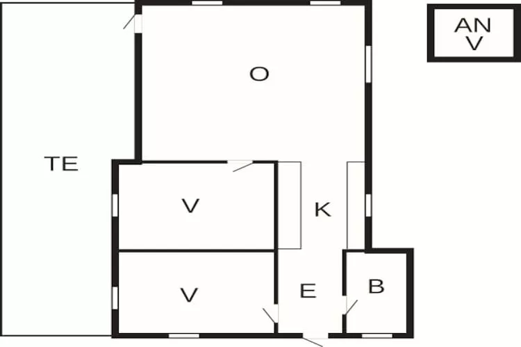 6 persoons vakantie huis in Væggerløse-By Traum-Plattegrond