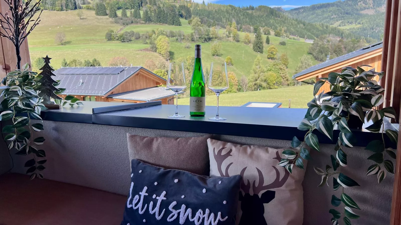 Almchalet Alpenglück-Terrasbalkon