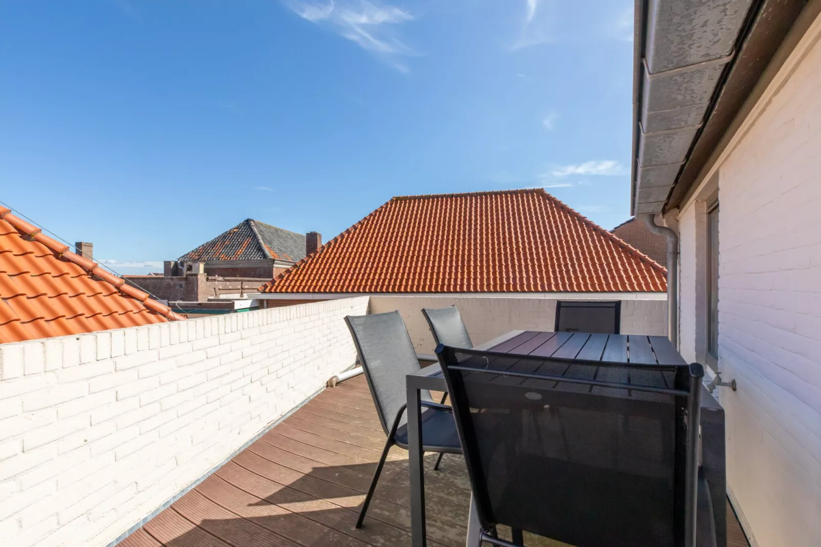 Overnachten in Zoutelande  Comfortabel Appartement Langstraat 5A-Terrasbalkon