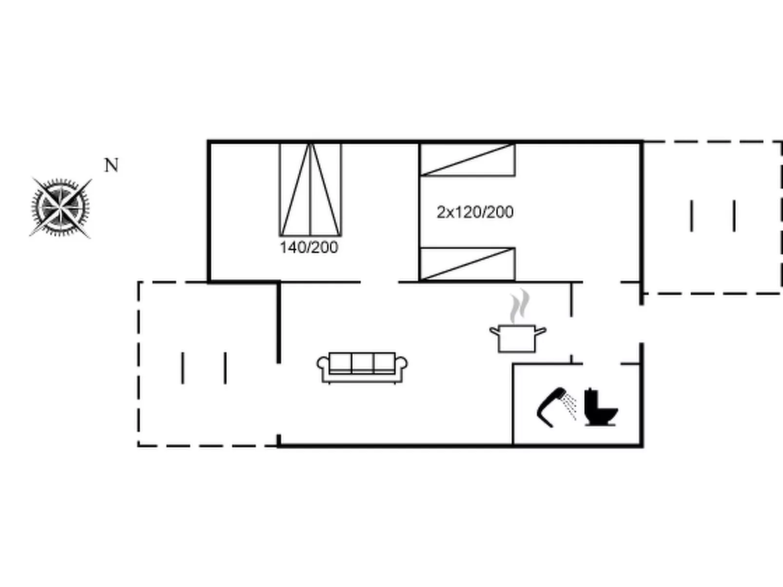 "Heddi" - 300m from the sea-Binnen