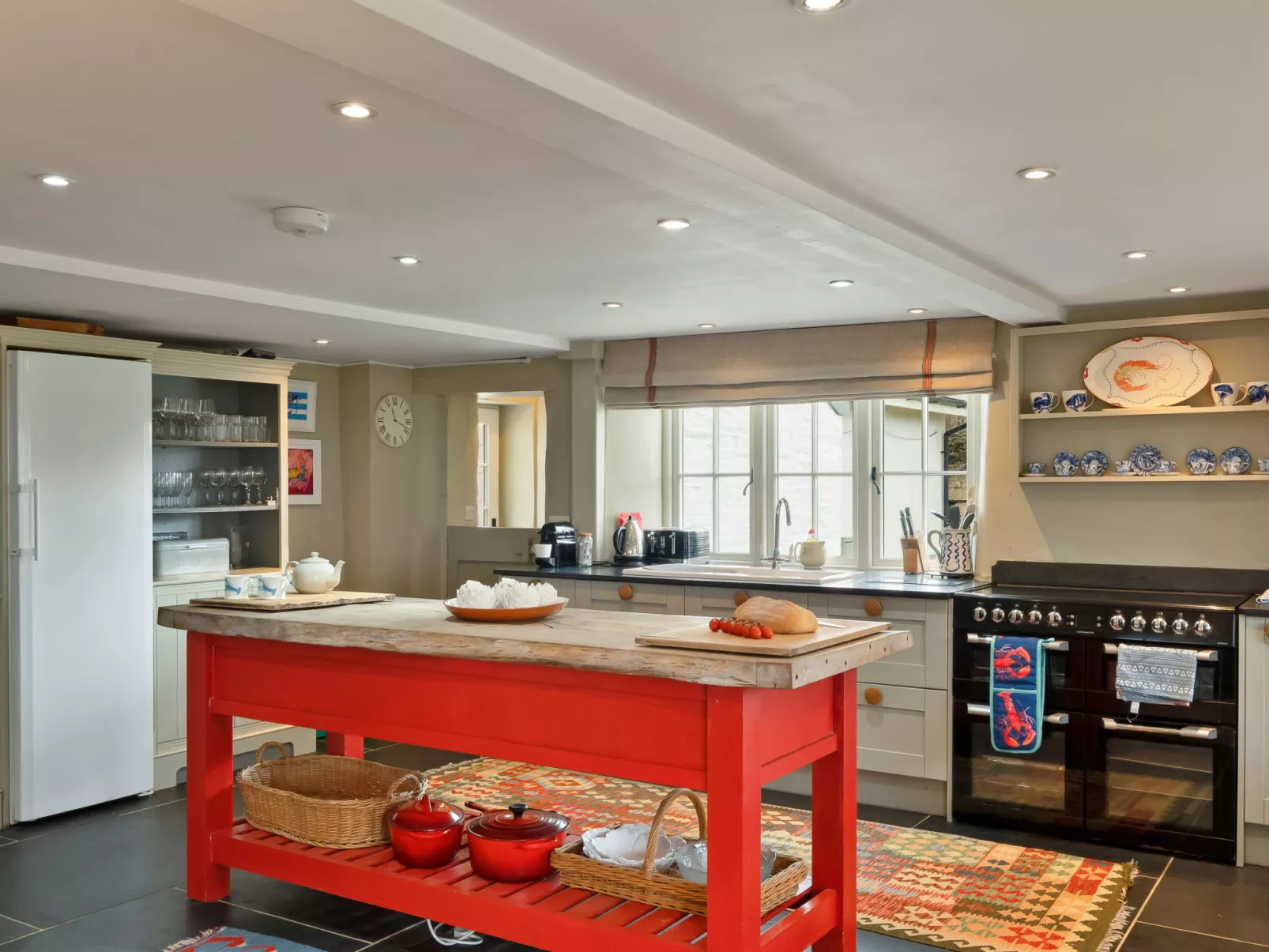 St Eval School House-Binnen