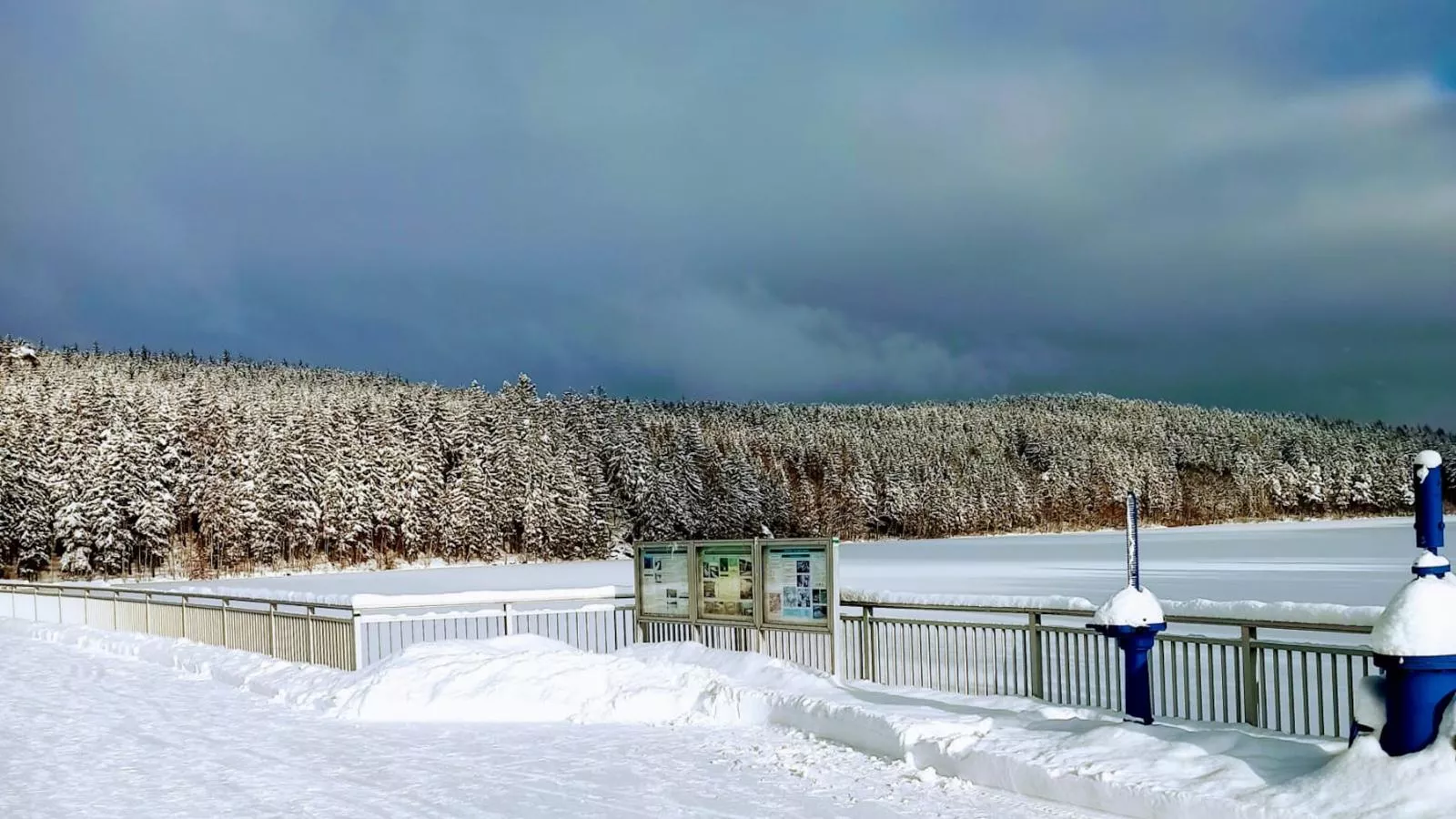 Am Sonnenblick-Gebied winter 20km