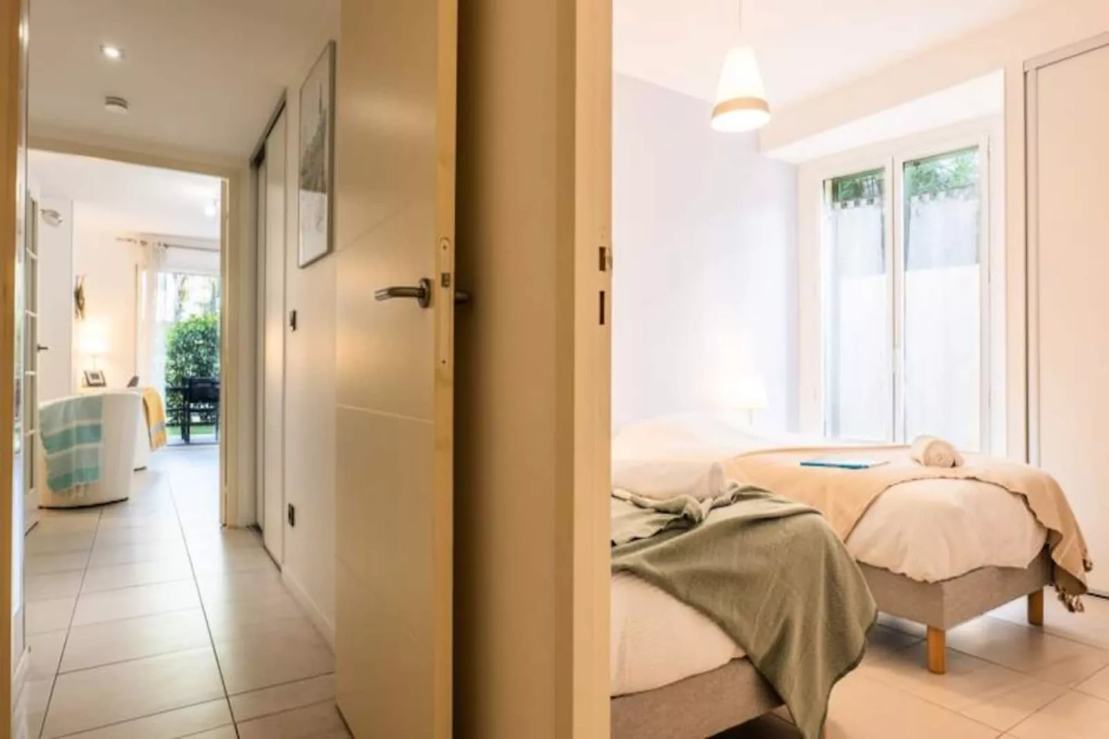 Résidence Rez-de-jardin Palm Beach, Piscine, Plages &agrave; Pied-Niet-getagd