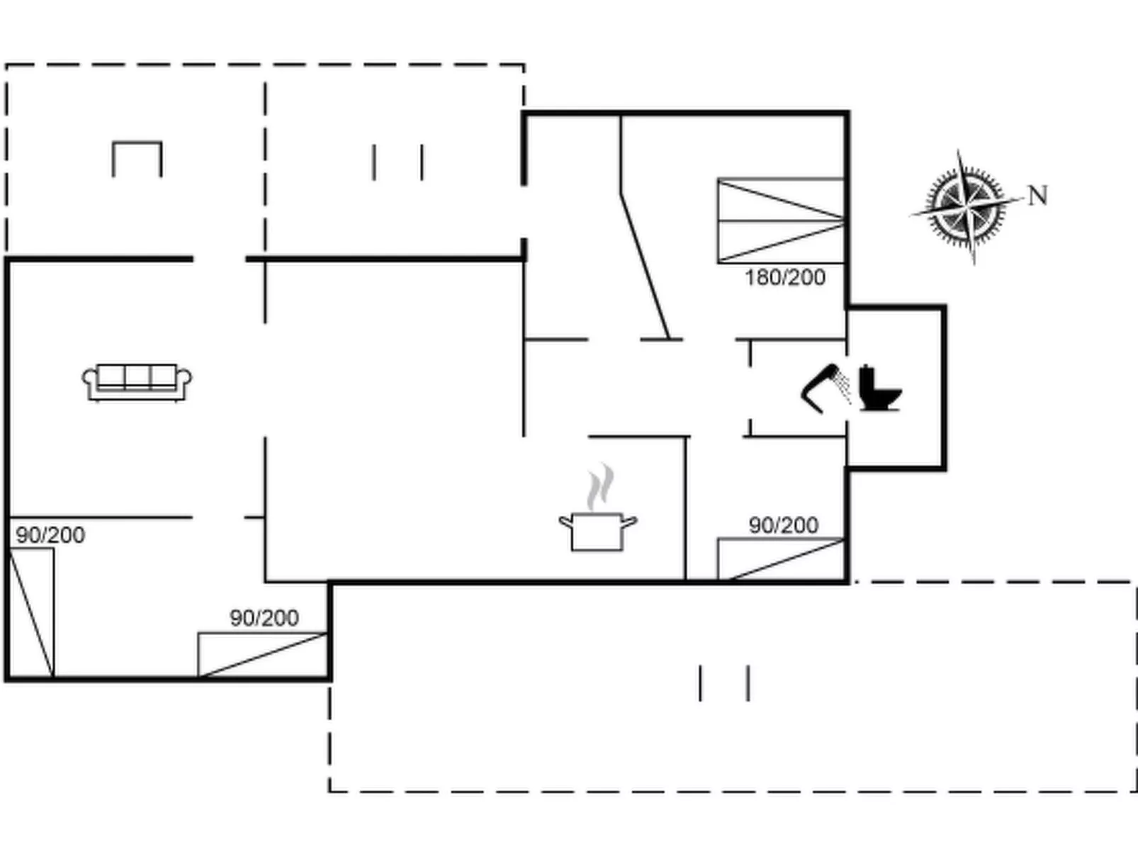 "Alkil" - 350m to the fjord-Binnen