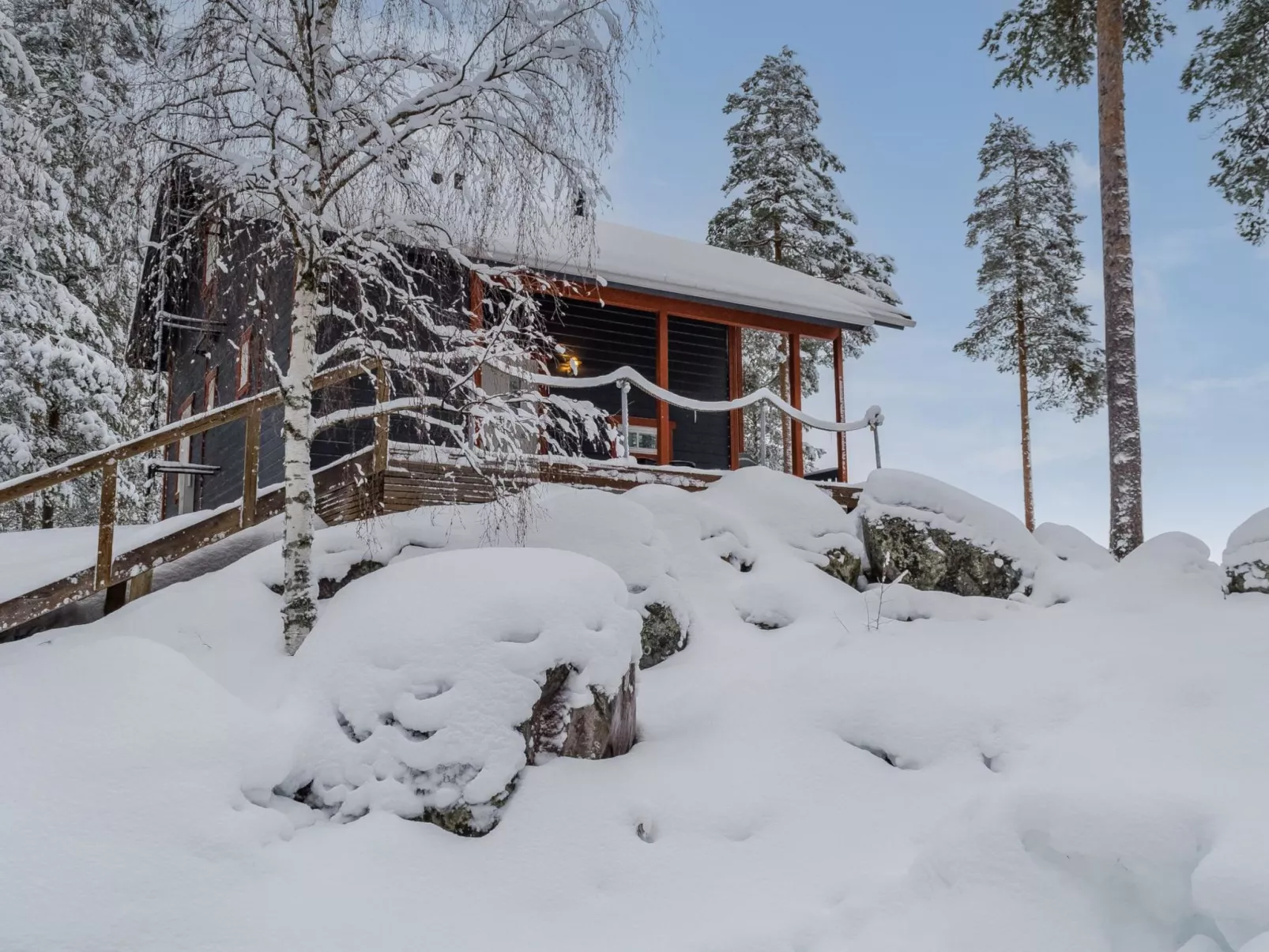 Blue lake villa-Binnen