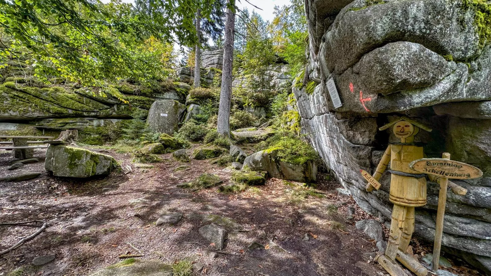Rehberg Hütte-Gebieden zomer 5km