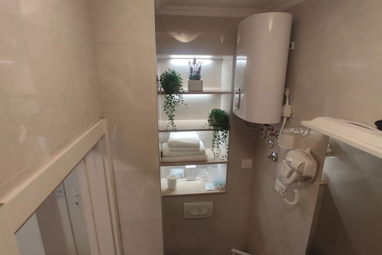 Room Porat 2 with Private Terrace - Double Bedroom with Private Terrace-Badkamer