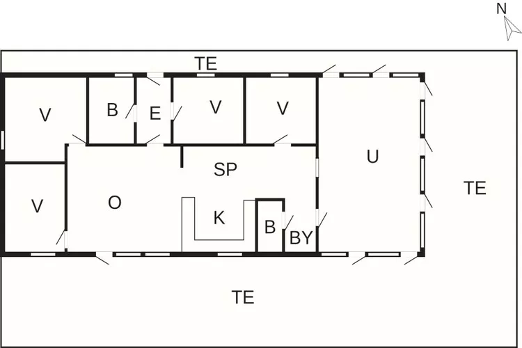 5 sterren vakantie huis in Vig-Plattegrond