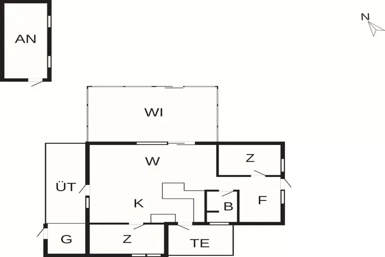 5 sterren vakantie huis in Faxe Ladeplads-Plattegrond