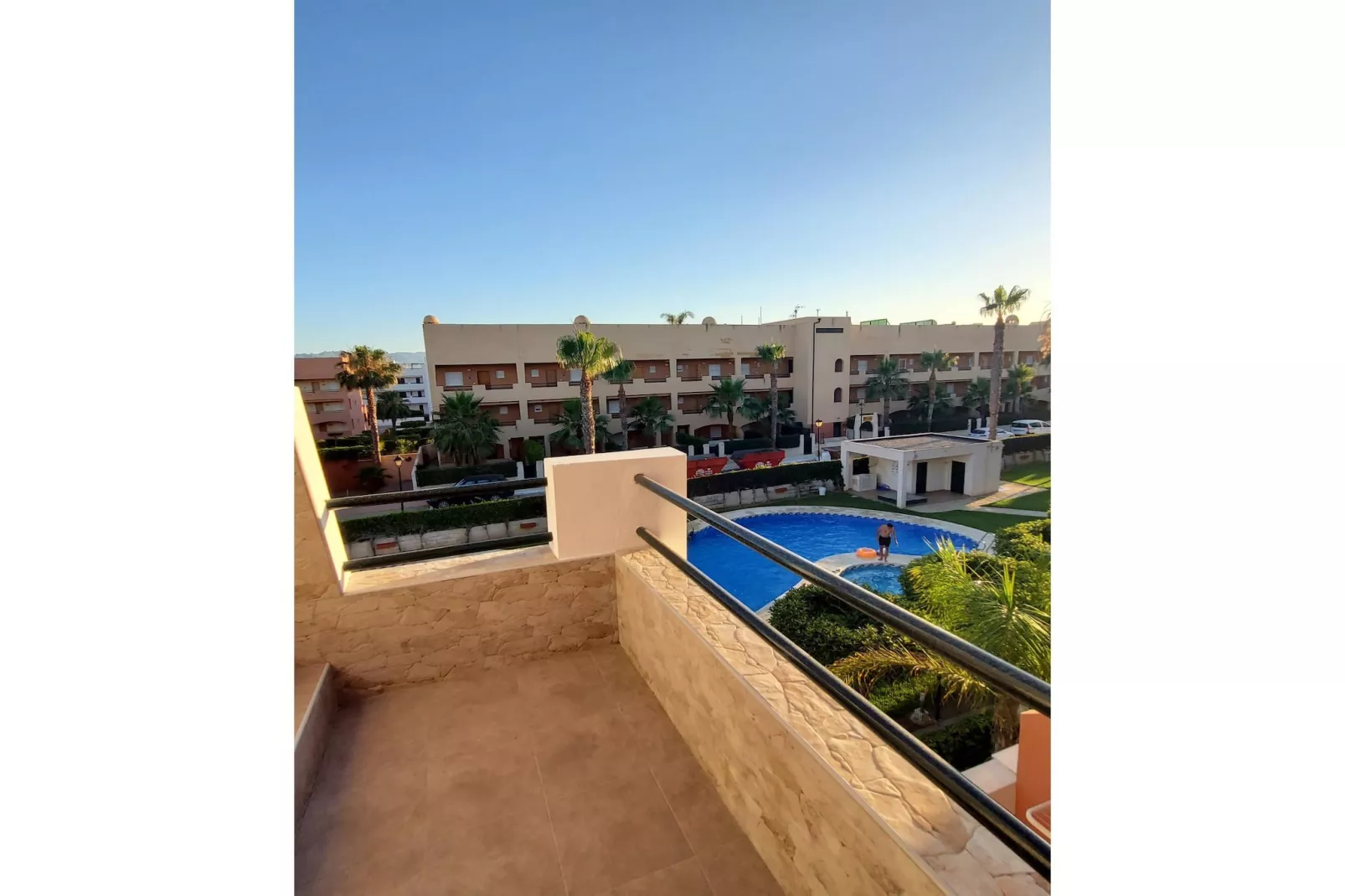 CT 346 AL - Faro's Penthouse  Private Pool - Vera Playa-Terrasbalkon