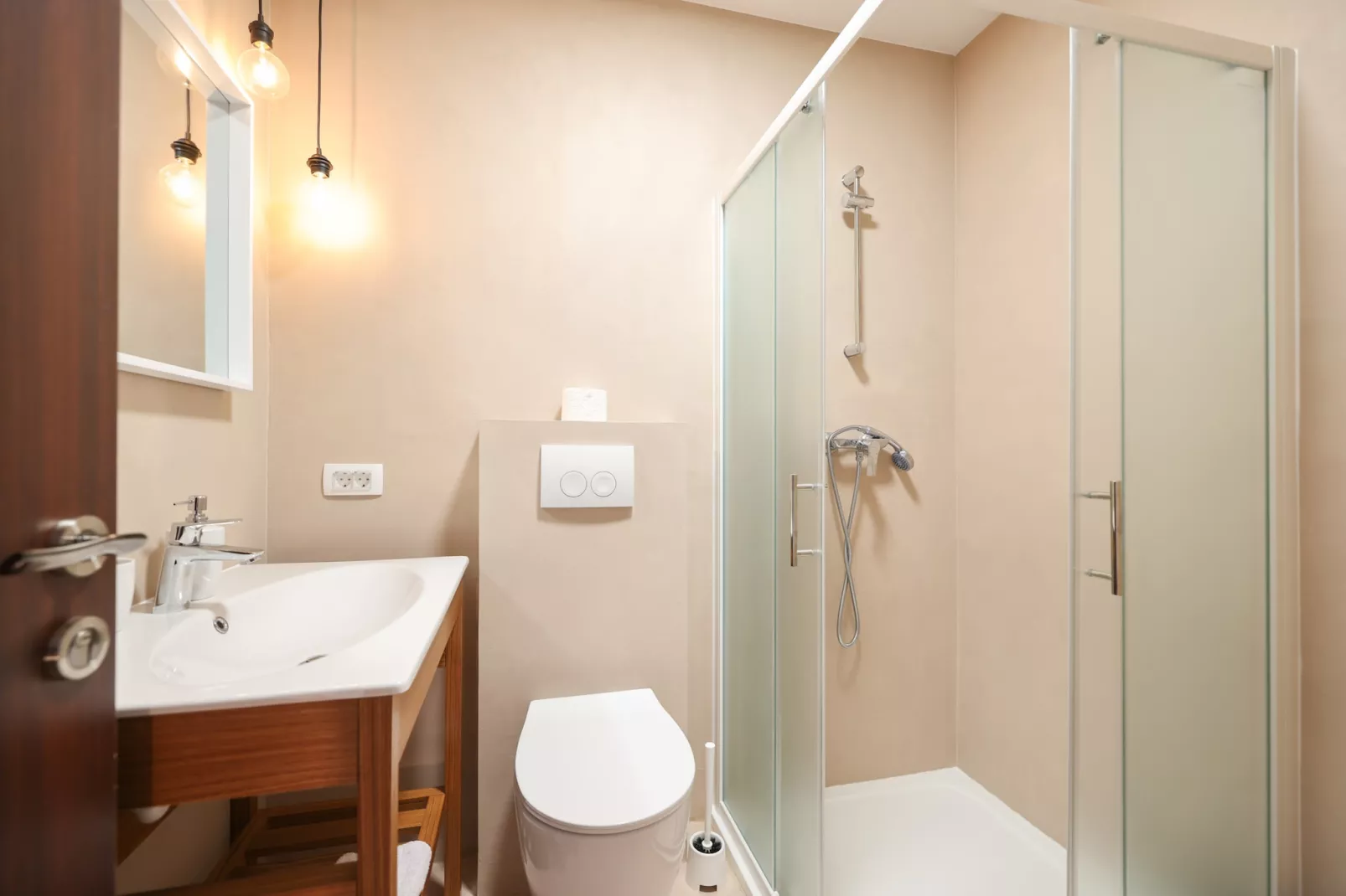 Villa Sokol with private pool-Badkamer