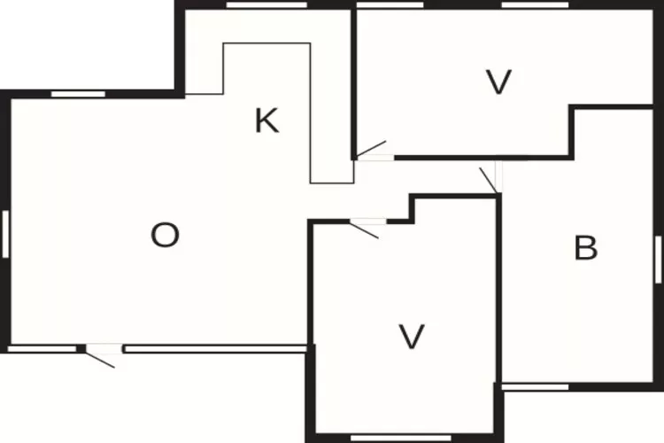 4 persoons vakantie huis in Haderslev-Plattegrond