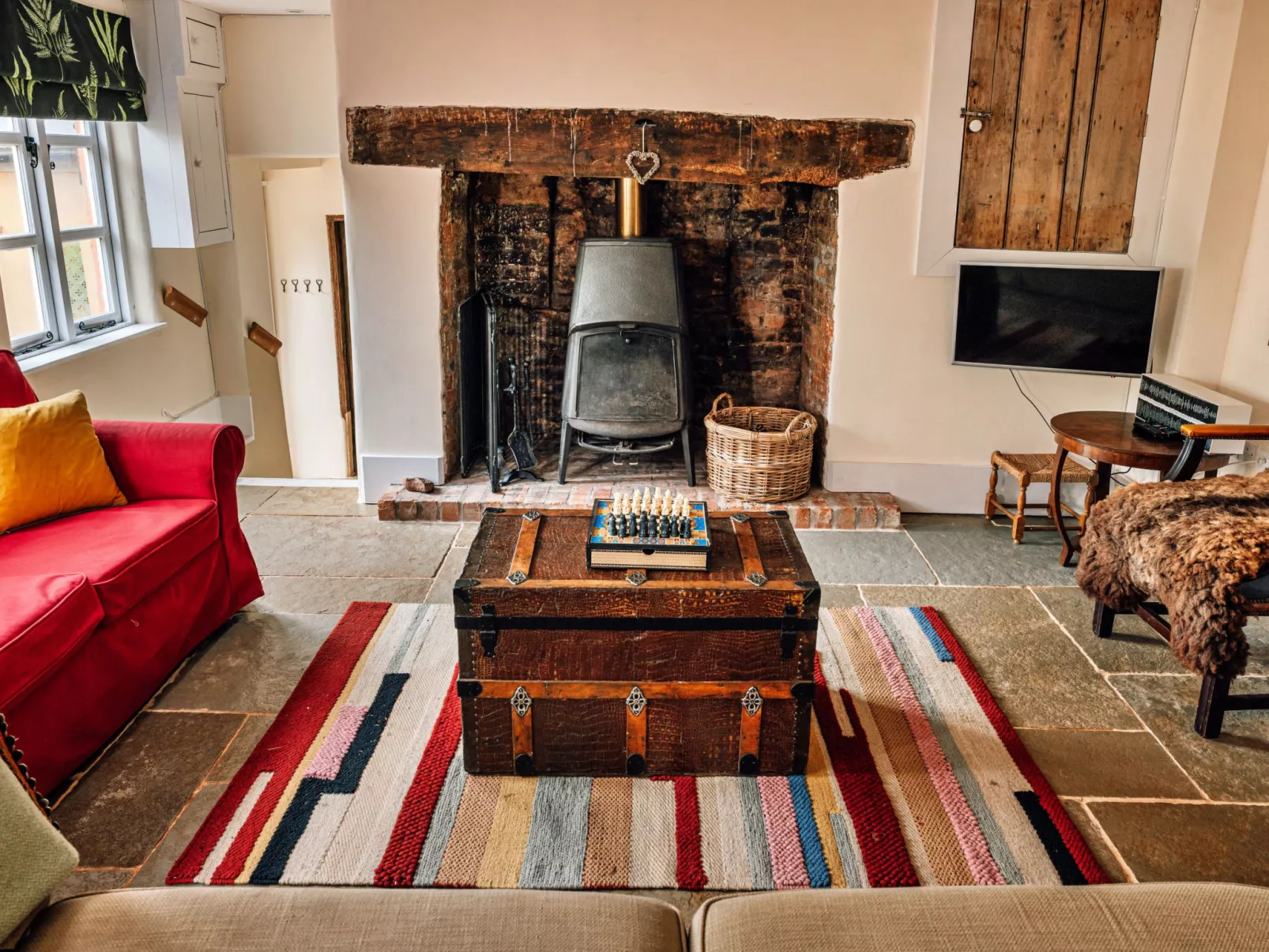 Beili Glas Cottage-Binnen