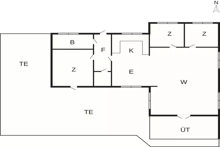 5 sterren vakantie huis in Sæby-Plattegrond