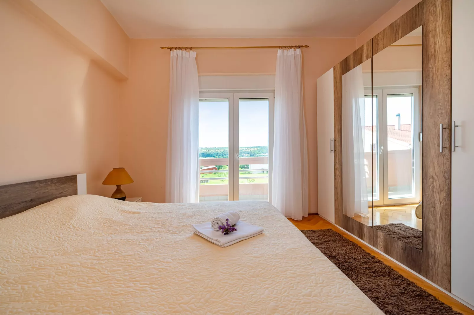 Sea view apartment Nika-Slaapkamer