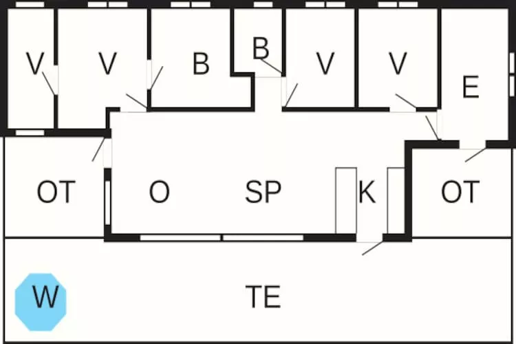 8 persoons vakantie huis in Hejls-Plattegrond
