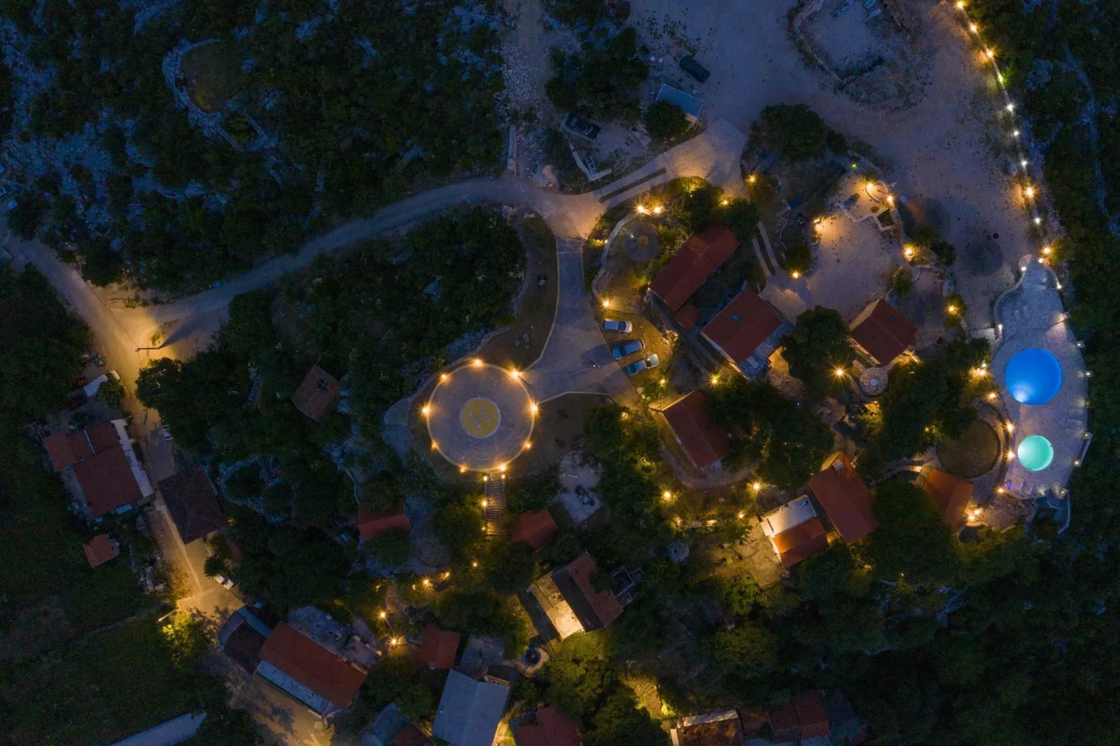 Rustical Resort Kokorići with Shared Outdoor Swimming Pool - One Bedroom Apartment-Uitzicht