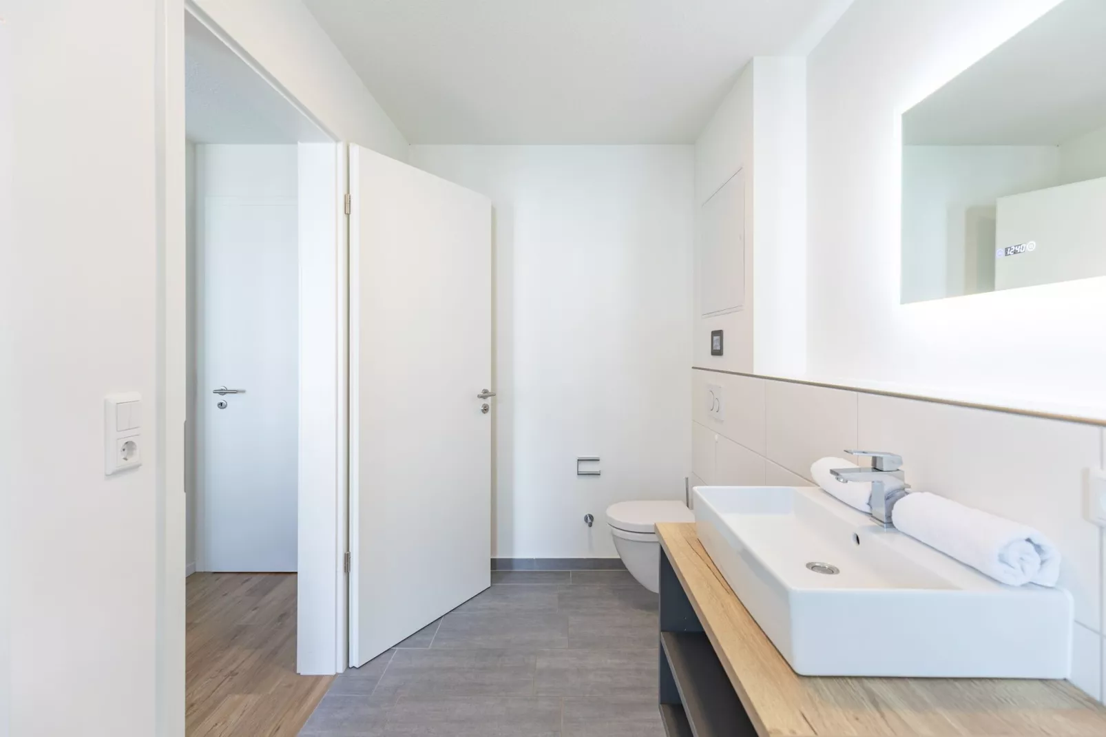 Wattsegler de Luxe auf Nordstrand-Badkamer