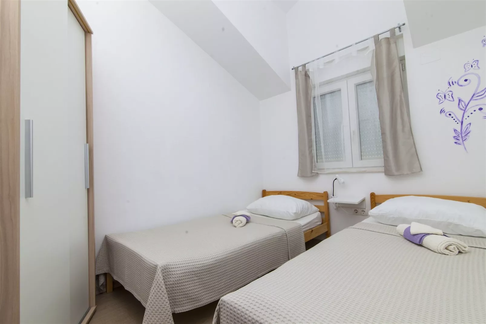 Sea view Villa Brodarica-Slaapkamer