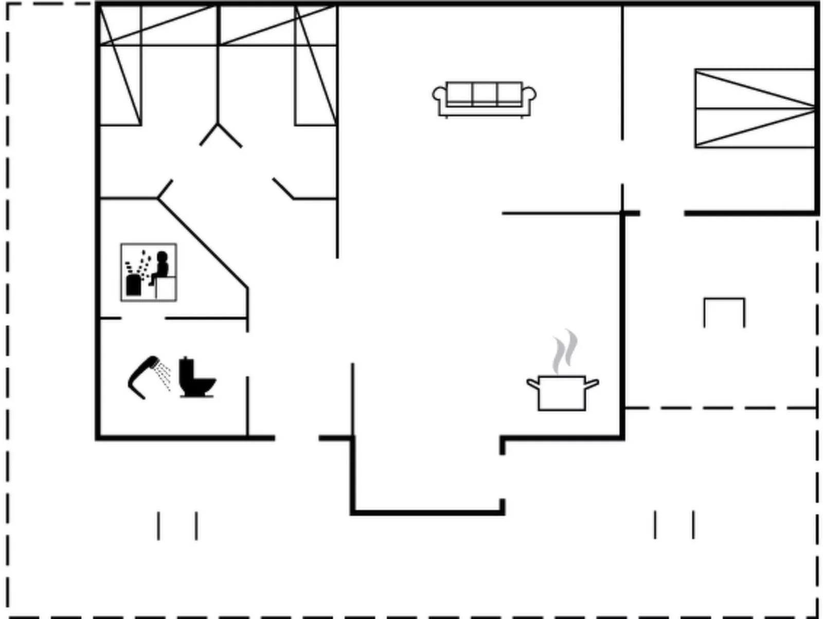 "Bernadine" - 350m from the sea-Binnen