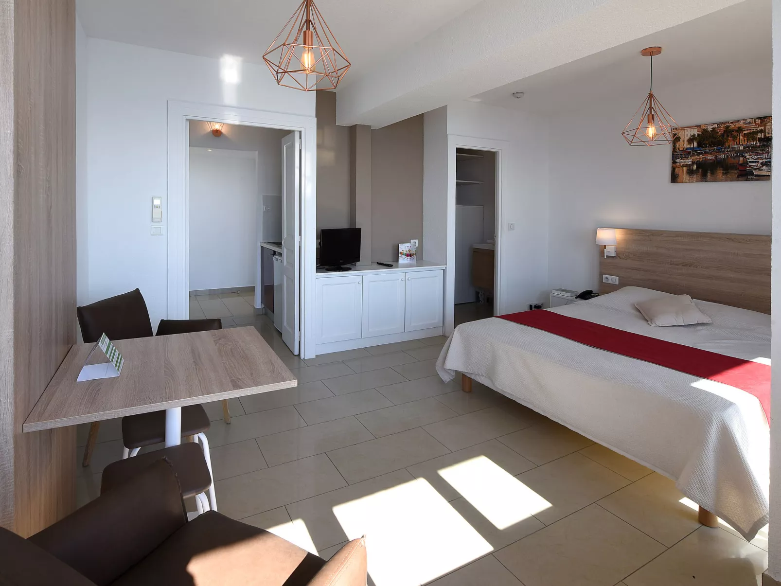 Rés. Les Calanques, studio 2 pers-Binnen