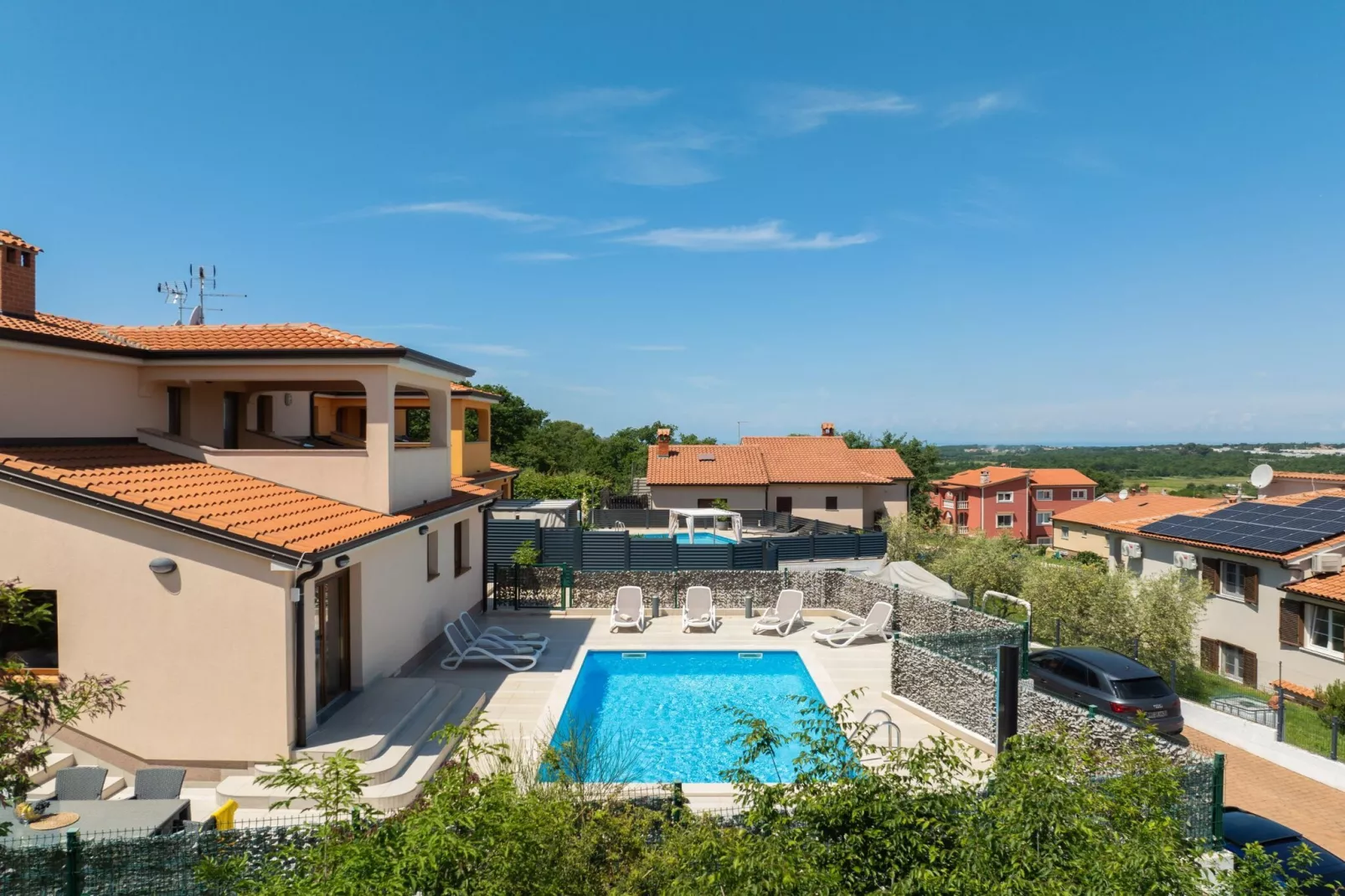 Holiday Home Mlačić - Three Bedroom Holiday Home with Pool-Uitzicht