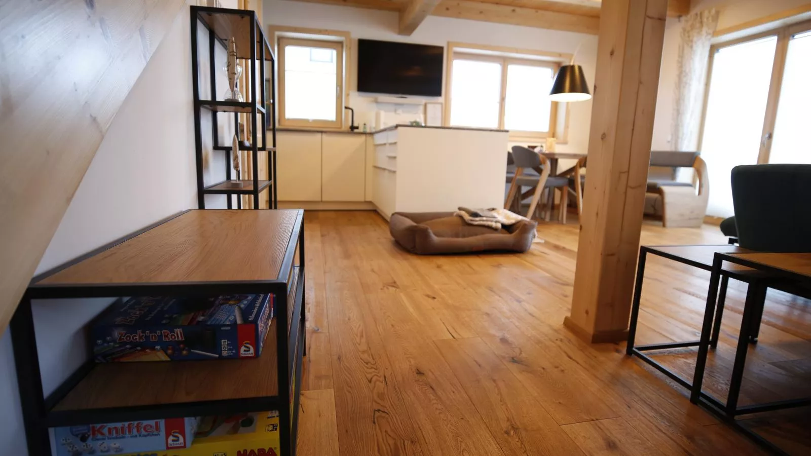 Designchalets Falkertsee-Woonkamer