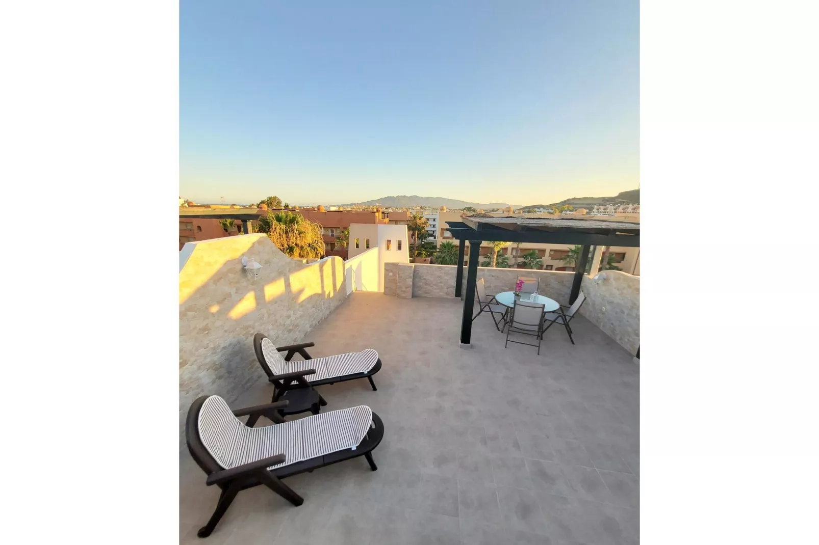 CT 346 AL - Faro's Penthouse  Private Pool - Vera Playa-Terrasbalkon