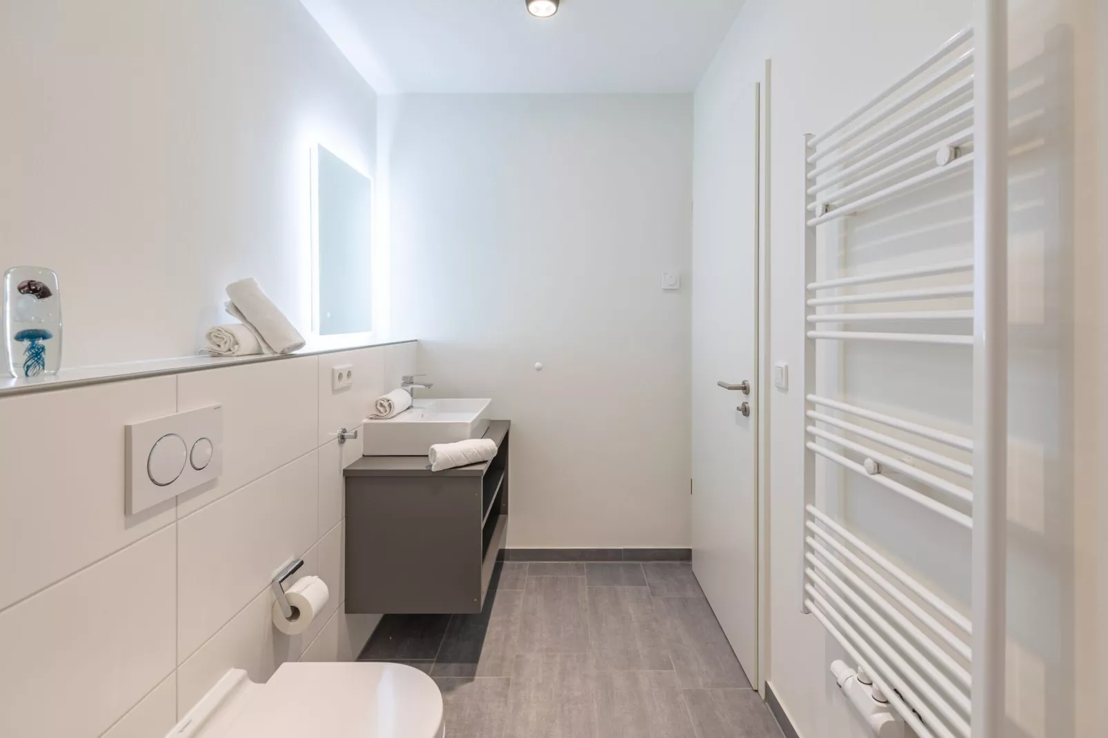 Deichblick de Luxe auf Nordstrand-Badkamer