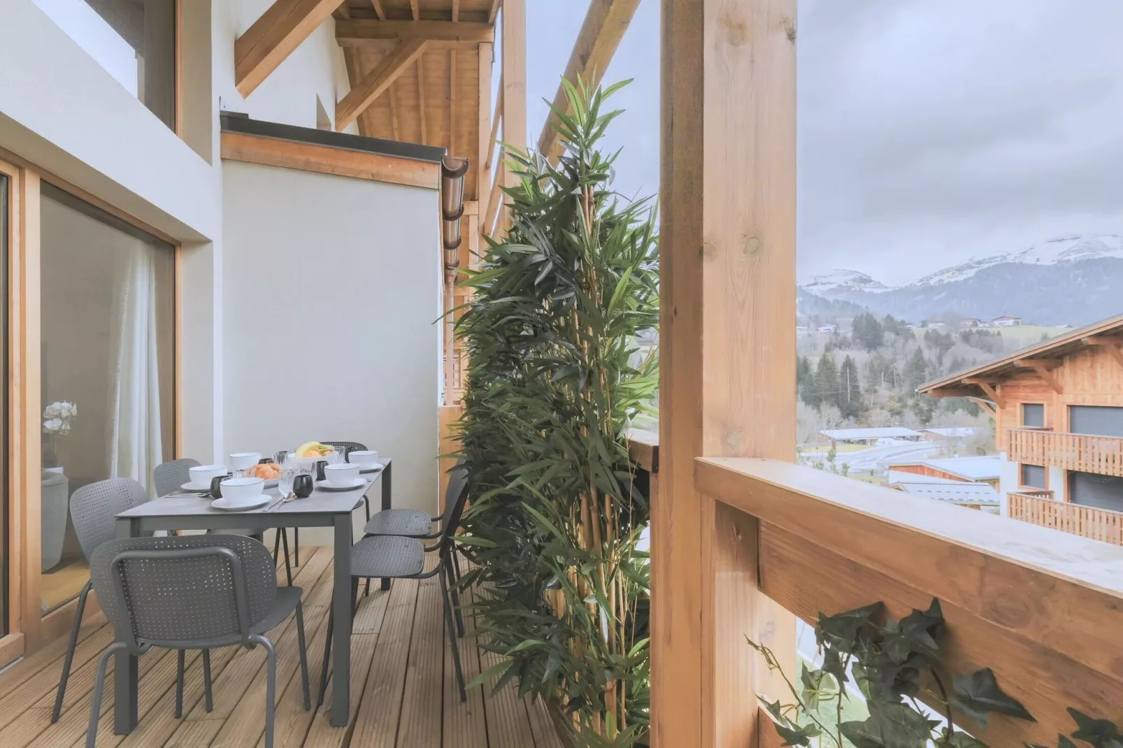Residence L’ÉCLAT DES VÉRIAZ A42D - Terrasbalkon