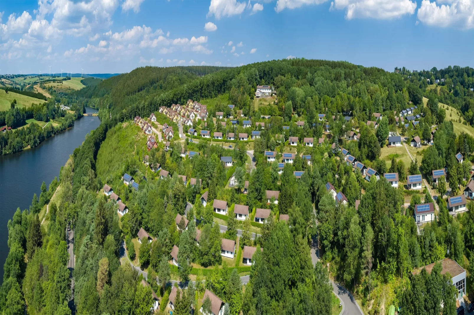 Eifelpark Kronenburger See 3-Gebieden zomer 20km