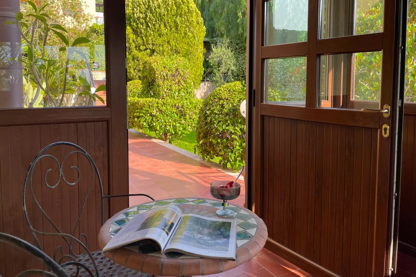 Villa Melograno-Tuinen zomer