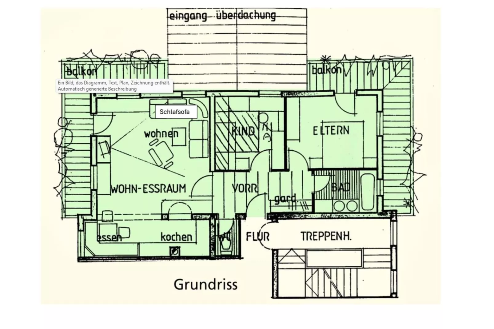 Apartment "Sonnberg"-Plattegrond