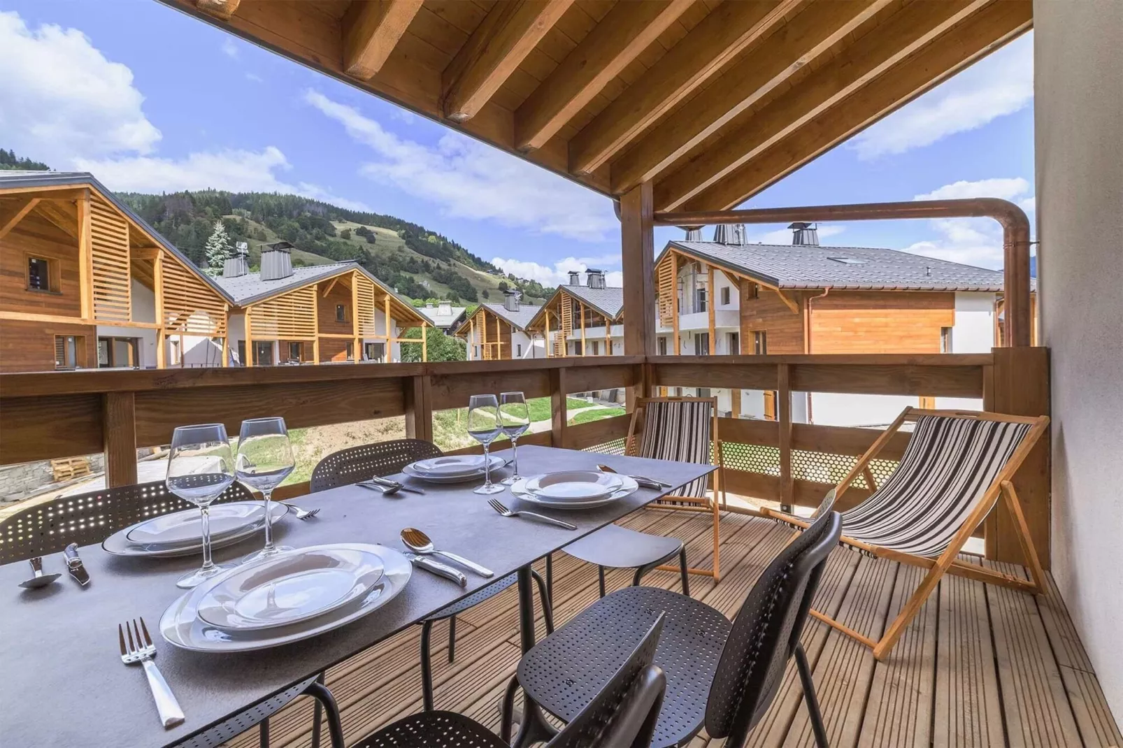 Residence L’ÉCLAT DES VÉRIAZ A48S - Terrasbalkon