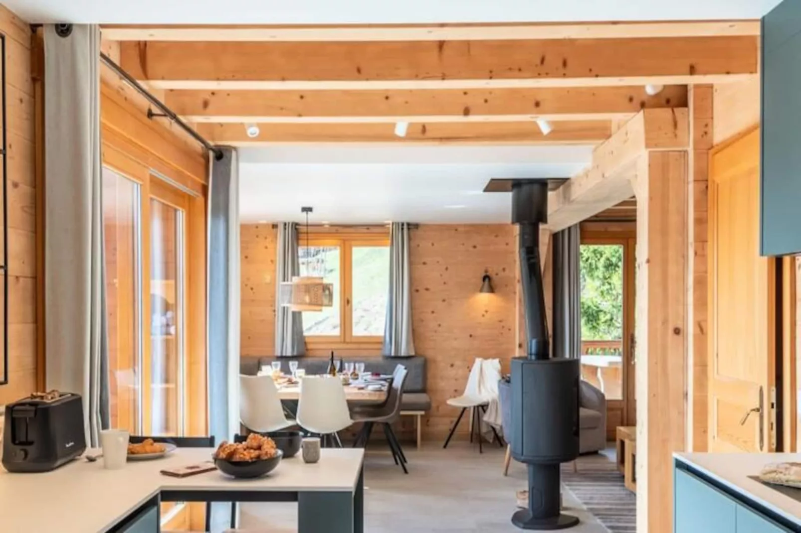 Slow Chalet Tekoa 8 Pers &agrave; 5 Min Des Pistes-Niet-getagd