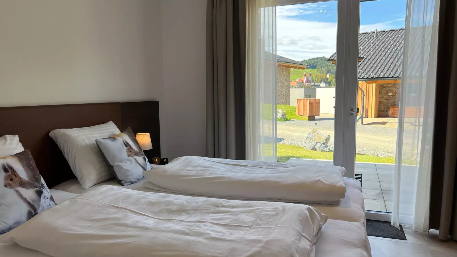 Almchalet Alpenglück-Slaapkamer