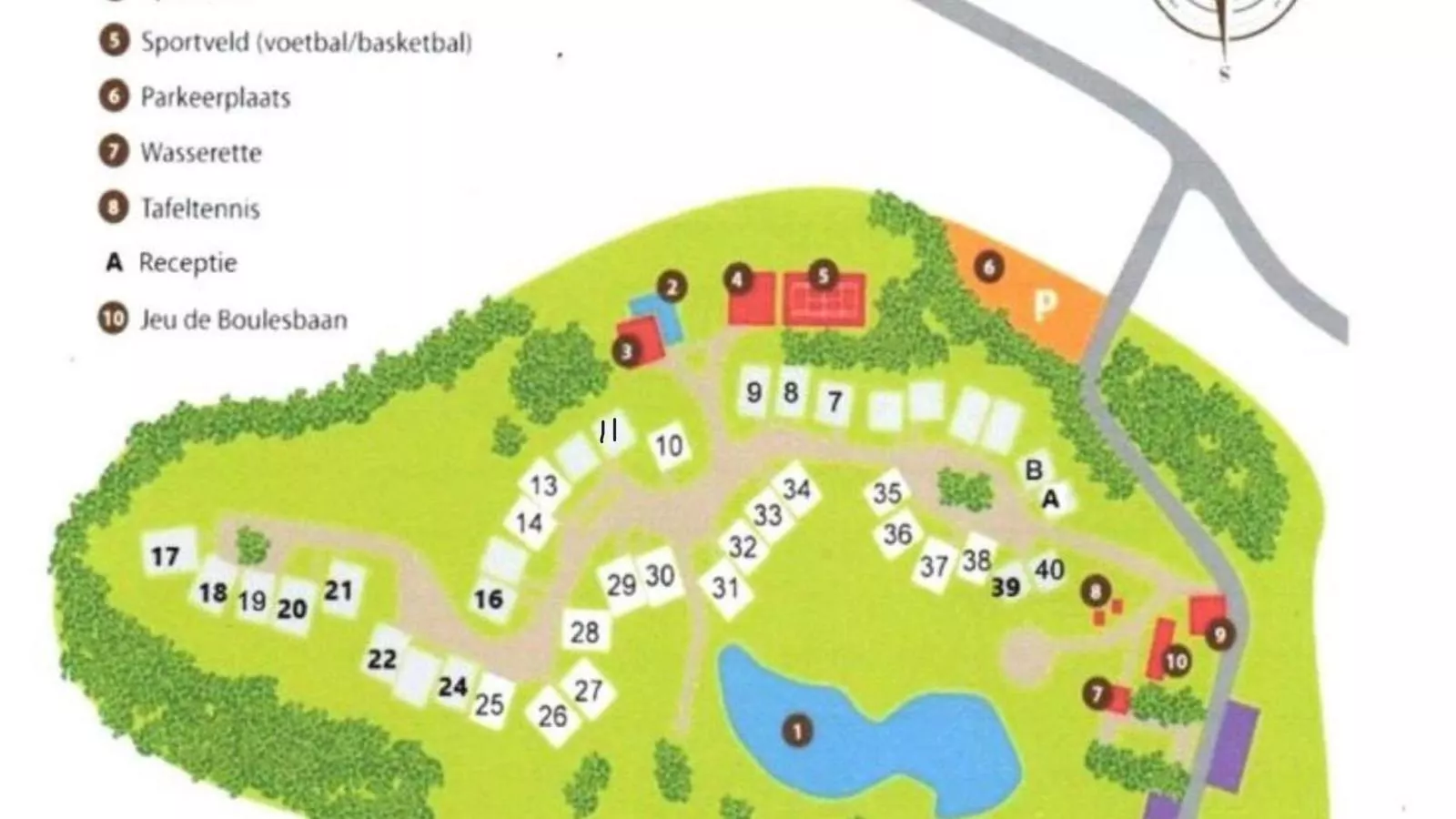 Lac Bleu huis nr 13-Plattegrond