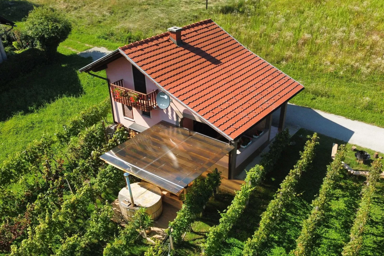 Harvest Horizon Holiday Home with Sauna - One Bedroom Holiday Home-Uitzicht