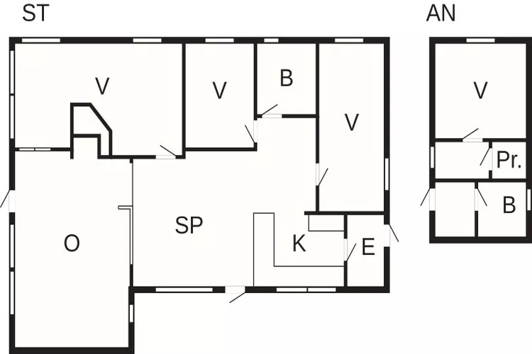 5 sterren vakantie huis in Karrebæksminde-Plattegrond