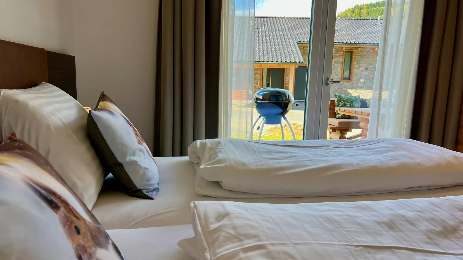 Almchalet Alpenglück-Slaapkamer