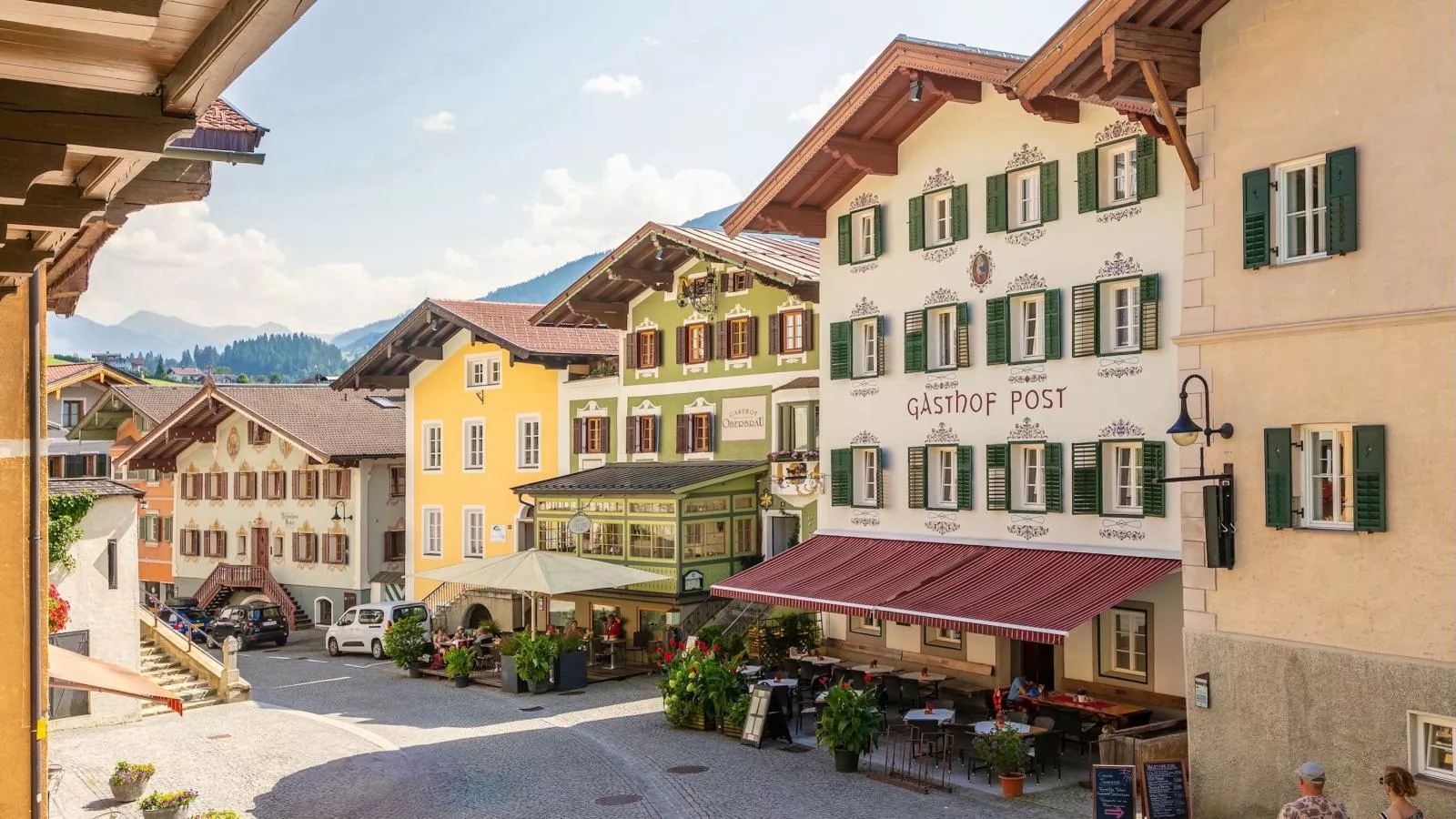 Hopfgarten Alpin Living Top 3 und 4-Gebieden zomer 1km